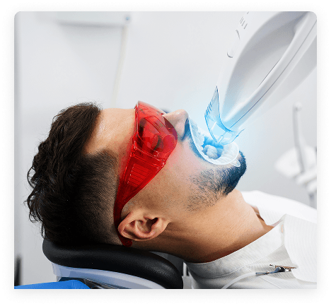 Patient receiving care with a digital scanner